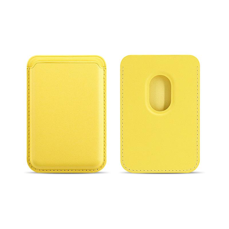 Pu Leather Magsafe Card Bag, Strong Magnetic Application, Apple 16Pro Mobile Phone Case Card Bag, iPhone17 Magnetic Card Case.