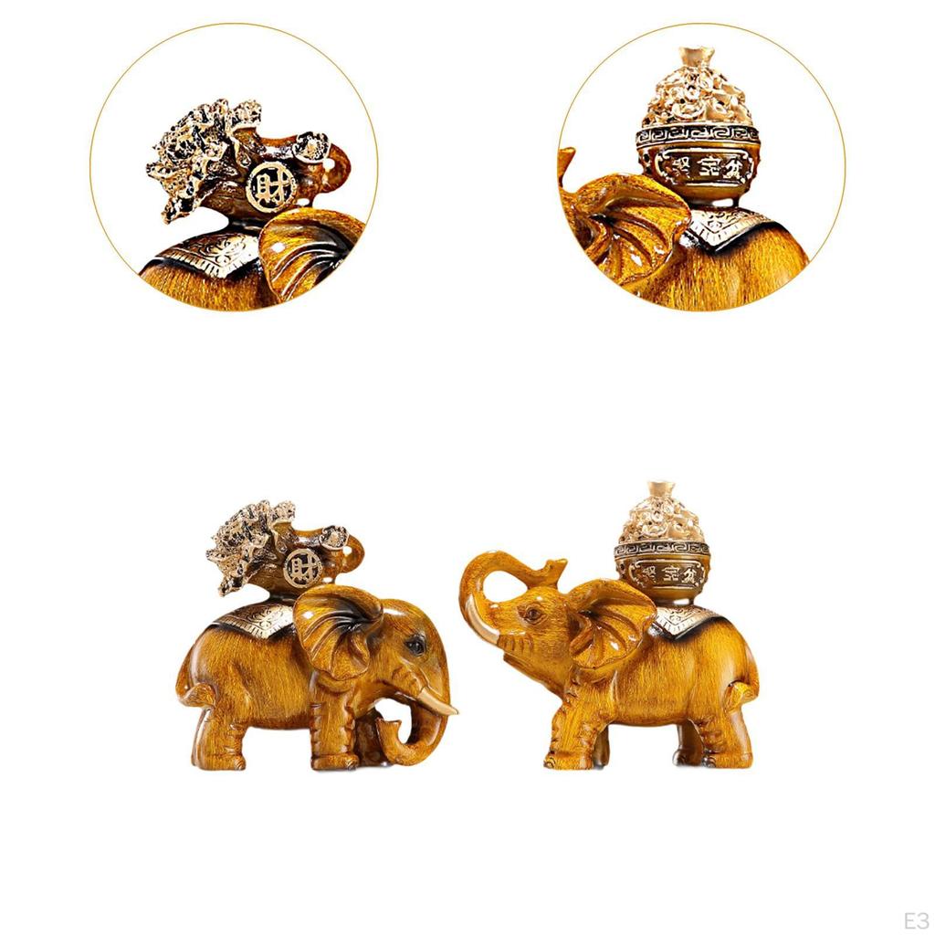 Tierfigur eines Elefanten zur Regal- oder Schreibtischdekoration