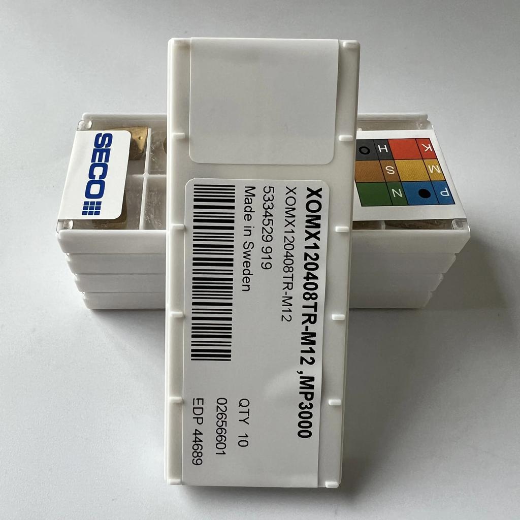 SECO / XOMX120408TR-M12,MP3000 / Original carbide blade 10 Pcs