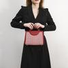 Red Handbag for Women, 2024 New Trendy High-end Bridal Handbag, Niche Design Houndstooth Crossbody Bag
