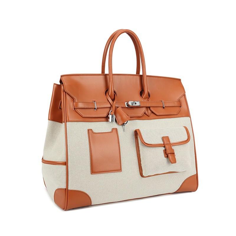 Mens Canvas Travel Bag 15-inch Laptop Casual Crossbody Tote Commute