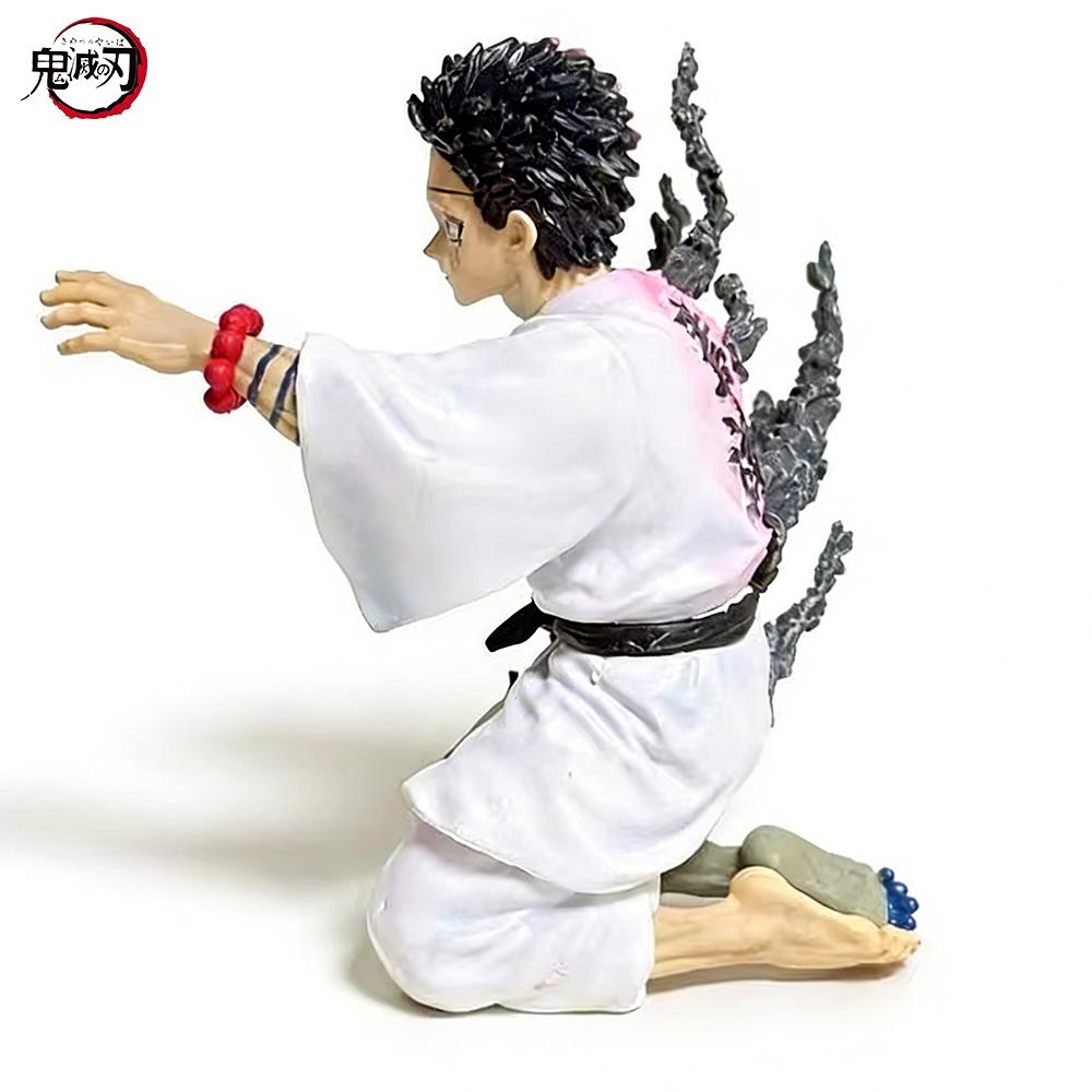 14cm Anime Demon Slayer Akaza Hakuji Figurine Modèle Poupée Figurine d'Action PVC Décoration Ornement de Bureau Périphérique Jouet