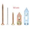 Color Zinc Plated Iron Drywall Expansion Anchors