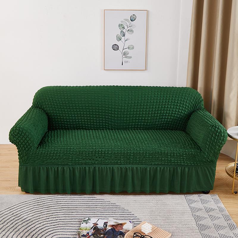 1pc high elasticity bubble lattice skirt sofa cover decorative sofa suitable for all occasions all seasons