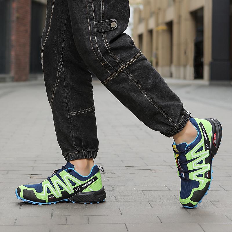 Pantofi de drumeție pentru bărbați Pantofi de alergare în aer liber Pantofi de antrenament de drumeție cu plasă respirabil Dimensiune mare 39-47 Pantofi de jogging sport ocazional