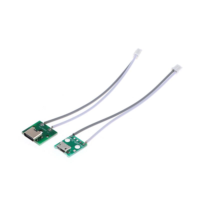 Type-C Micro Usb To Dip Adapter Female Connector  Smt Mother Seat With Wire