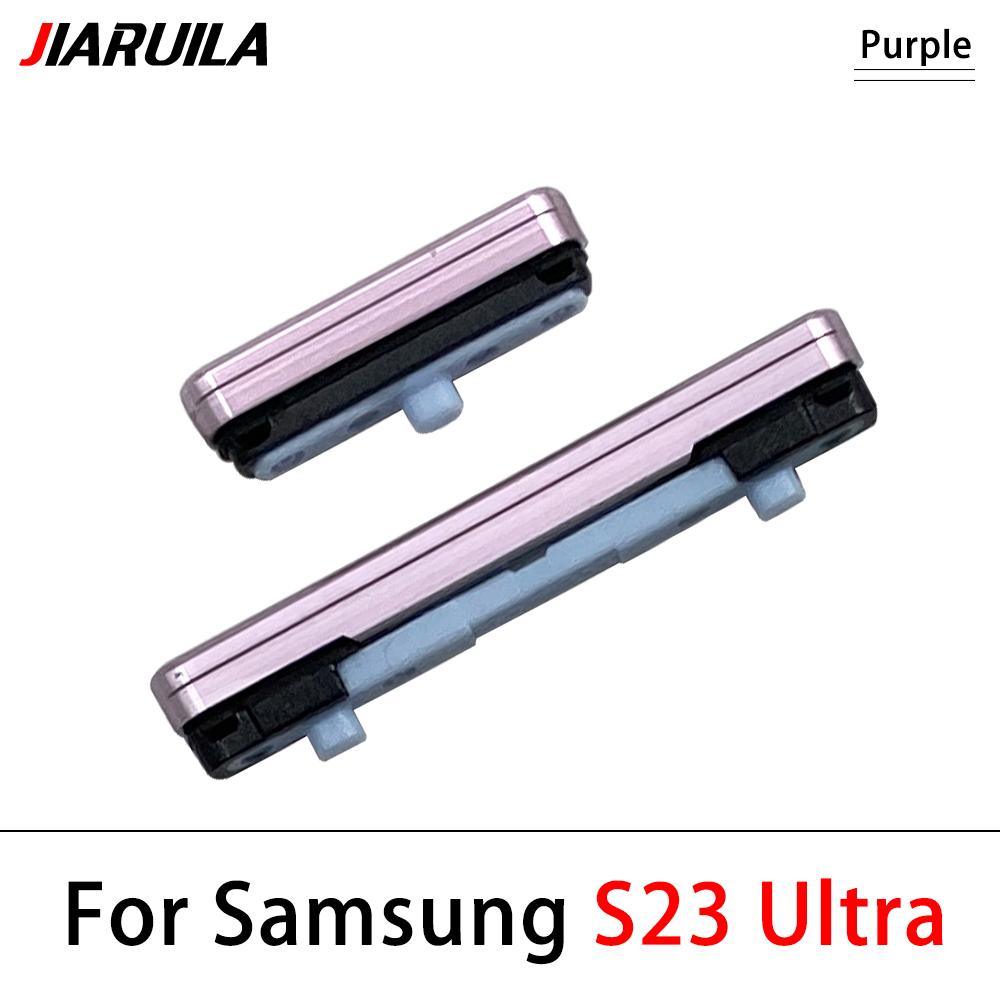 NEW For Samsung S23 / S24 S23 Plus / S24 S23 Ultra Side Volume Button + Power ON / OFF Buttton Key Set Replacement Parts