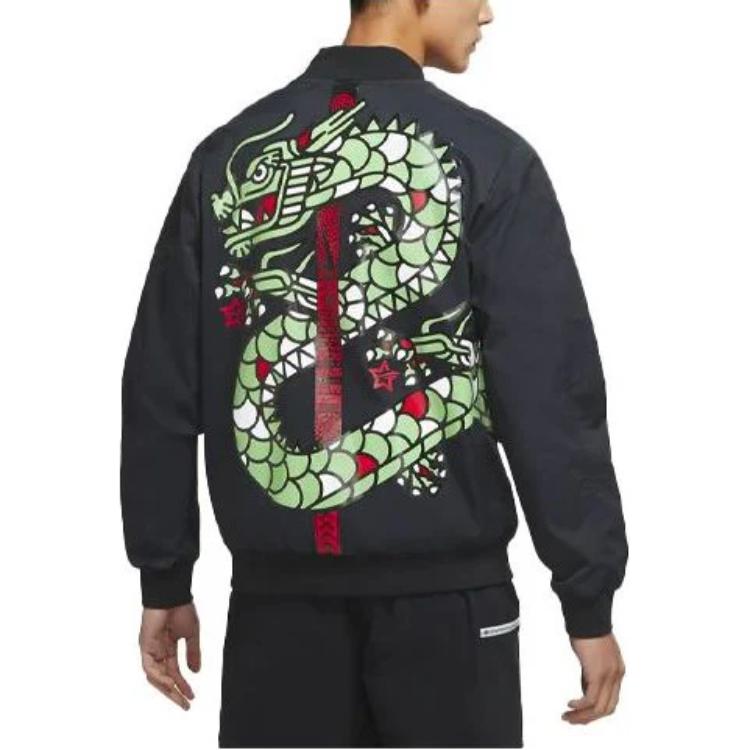 Nike Jackets Men's Black Baseball Collar Moderate Other DO0766-010