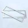 1Pcs Car Number Plate License Frame Cover Aluminum Photo Frame Car Personalized Modified Stainless Steel License Plate