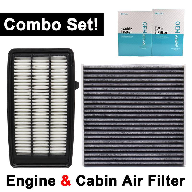 For Honda CR-V Civic 1.5T 2016- Combo Air Filter Set 17220-5AA-A00 80292-TF0-G01 Engine Cabin Pollen AC Filter
