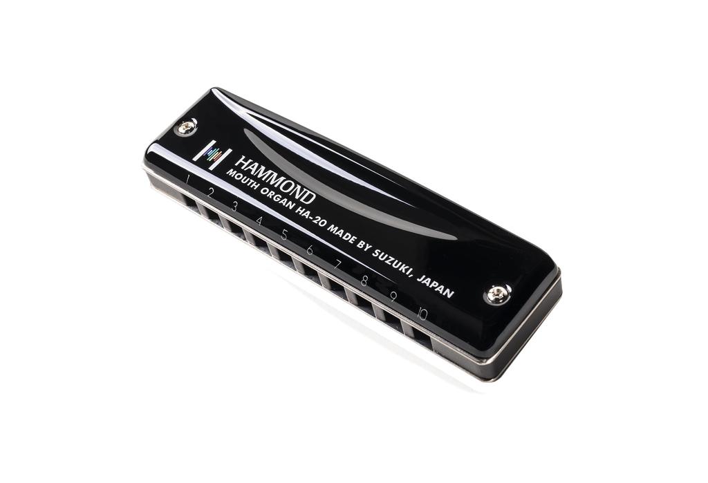 Suzuki HAMMOND 10 hole harmonica C tone HA-20
