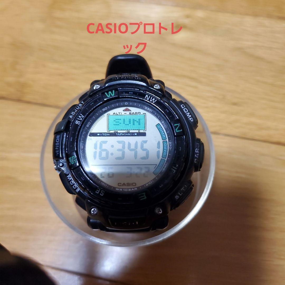 Used CASIO PROTREK PRD40SJ Altimeter Thermometer Direction meter
