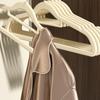 5Pcs flocked non-slip, mark-free clothes hanger, a must-have for dormitories, home use, autumn and winter clothing stores, down jackets, cotton coats