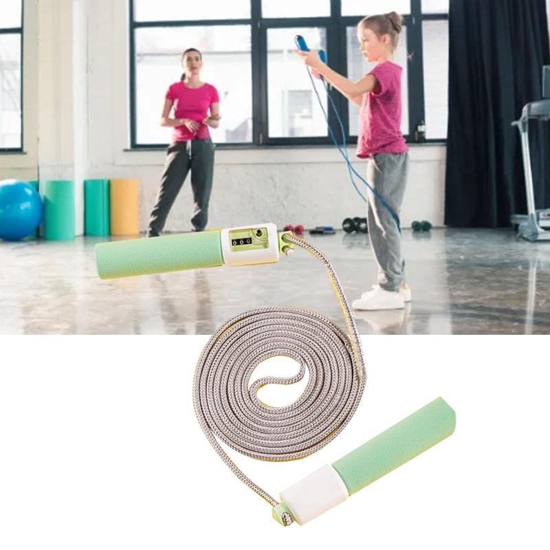Counting Rope Jump Skipping Fitness Adjustable for Children Adult Kindergarten Primary School