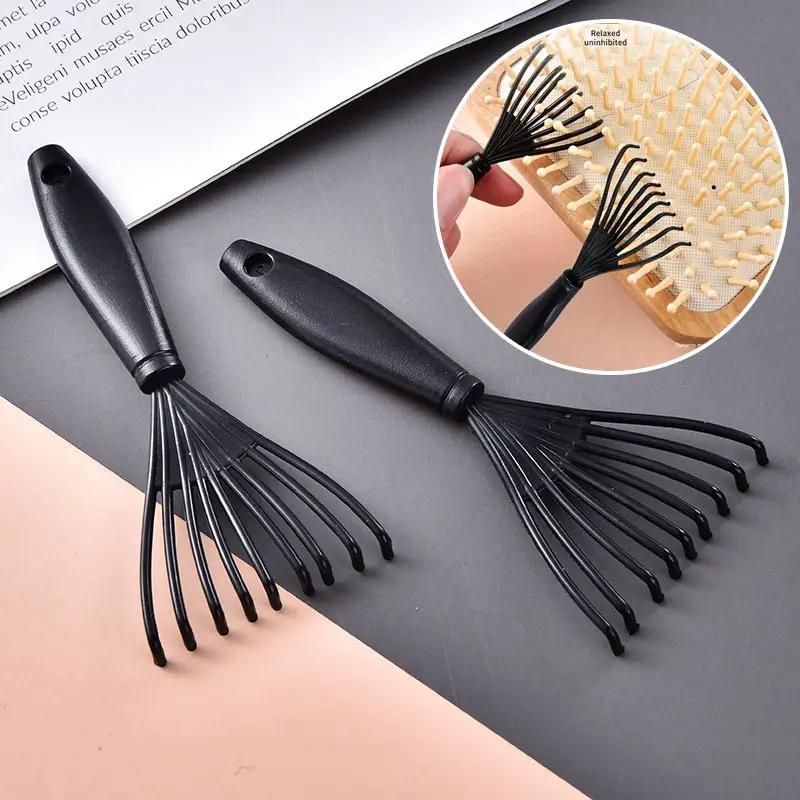Comb Hair Brush Cleaner Plastic Handle Cleaning Brush Remover Embedded Beauty Tools Cleaning Products Cleaning Supplies