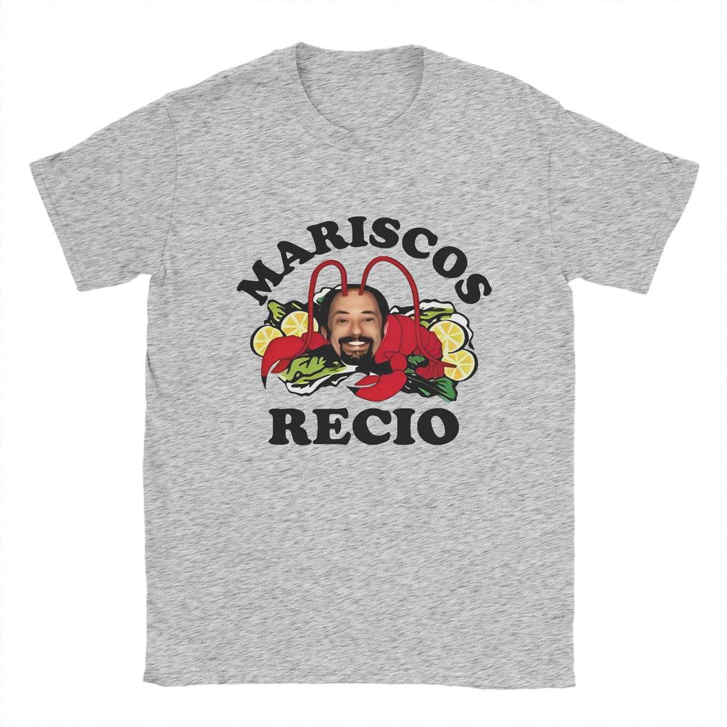 Men's Antonio Recio  T Shirts   Funny  Pure Cotton Tops Vintage Short Sleeve Round Neck Tee Shirt Plus Size T-Shirt