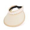 Summer Empty Top Straw Hat Korean Version Sunscreen Sun Hat Beach Vacation Beach Big brimmed Sunshade Hat Female