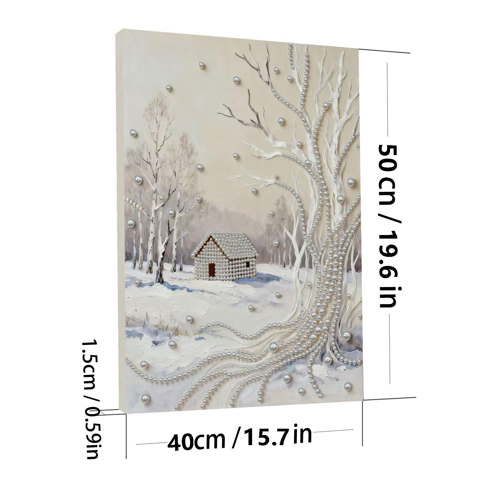 

Red Flower Bird Vase Theme Canvas Pearl Art Painting DIY Pearl Painting Art Kits with Frame Stress Relief Art Craft for Home