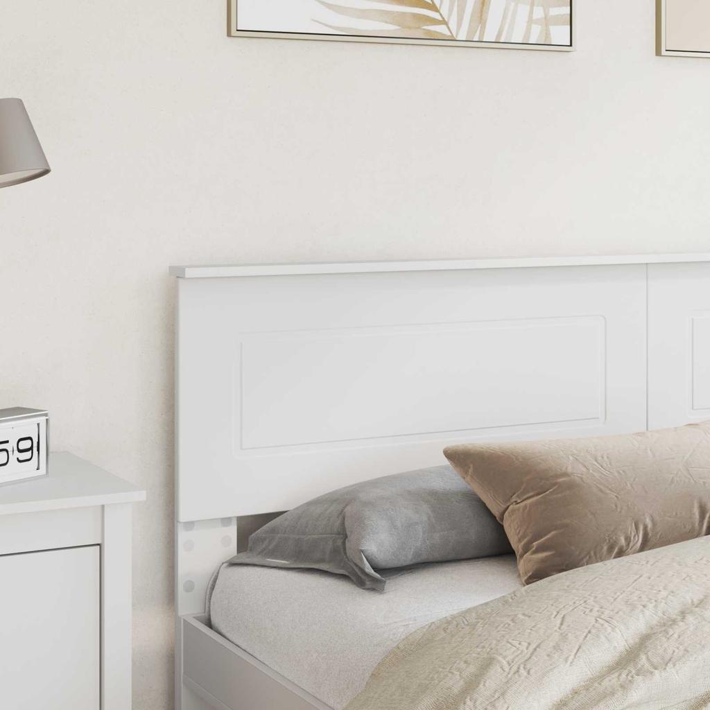 Headboard White Engineered Wood
