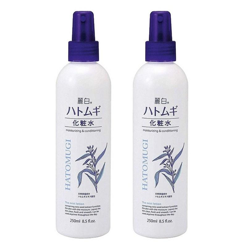 Kumano Reihaku Hatomugi Lotion Mist Type, 2 pcs, 250ml