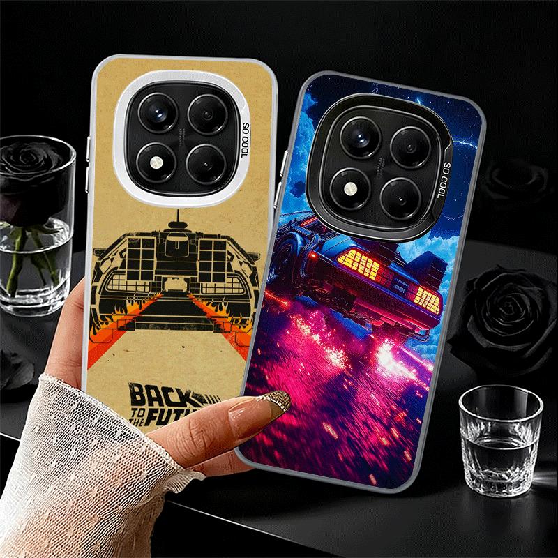 Back To The Future Weiche Handyhülle für Samsung Galaxy S24 S25 FE S26 Edge S23 Ultra S22 Plus S21 + Stoßfeste Abdeckung Rückschale