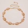 A New Style of High-end Women's Waist Chain with Metal Hollowed-out Patterns and Geometric Designs
