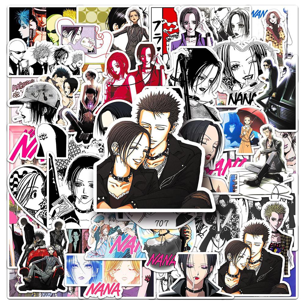10/30/50pcs Anime NANA Stickers Decals Toy DIY Laptop Motorcycle Phone Case Car Travel Luggage Diary Graffiti Decoration Sticker