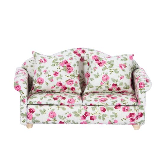 

Функциональная гладкая поверхность, яркая, компактная, ролевая, косплей, диван, детская модель кукольного домика, игрушка, сувенир, подарок B