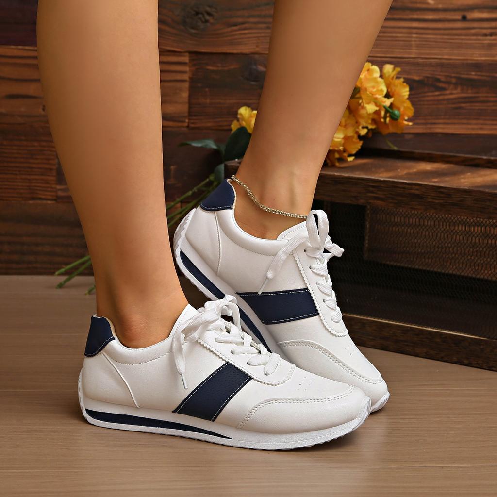 Sneakers 2025 neu vielseitig Forrest Gump Schuhe Damen bequem weichsohlig Retro deutsche Trainingsschuhe Damen Farbabstimmung Damen Board-Schuhe