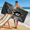 Collingwood Magpies Druck Strandtuch, Großes Weiches Schnelltrocknendes Handtuch für Strand Camping Schwimmen