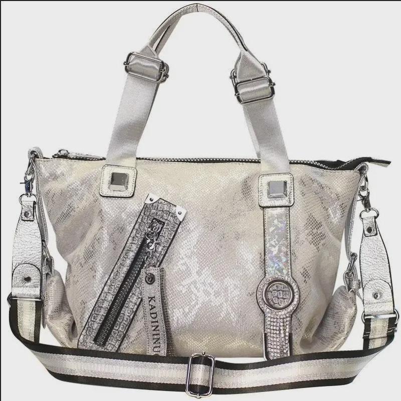 2023 Modische Damenhandtasche im Westernstil mit Diamanten – Vielseitige Tragetasche, Schultertasche und Umhängetasche