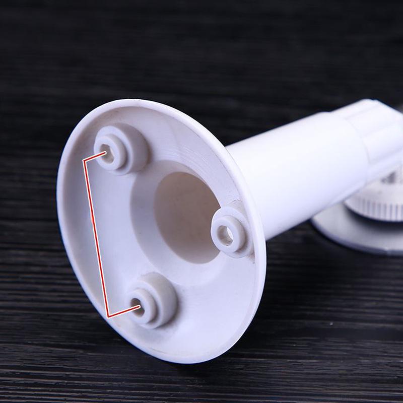 Suport Universal de Cameră Alb Montat pe Perete cu Cap Rotativ Mic