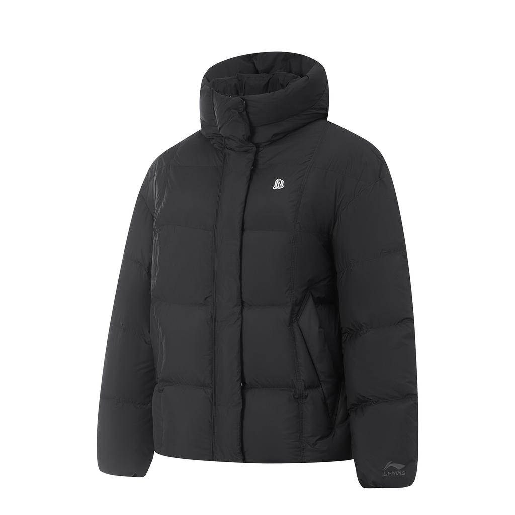 Li Ning Hot Pots Down Collection Down Jacket Women's Black AYMV510-4