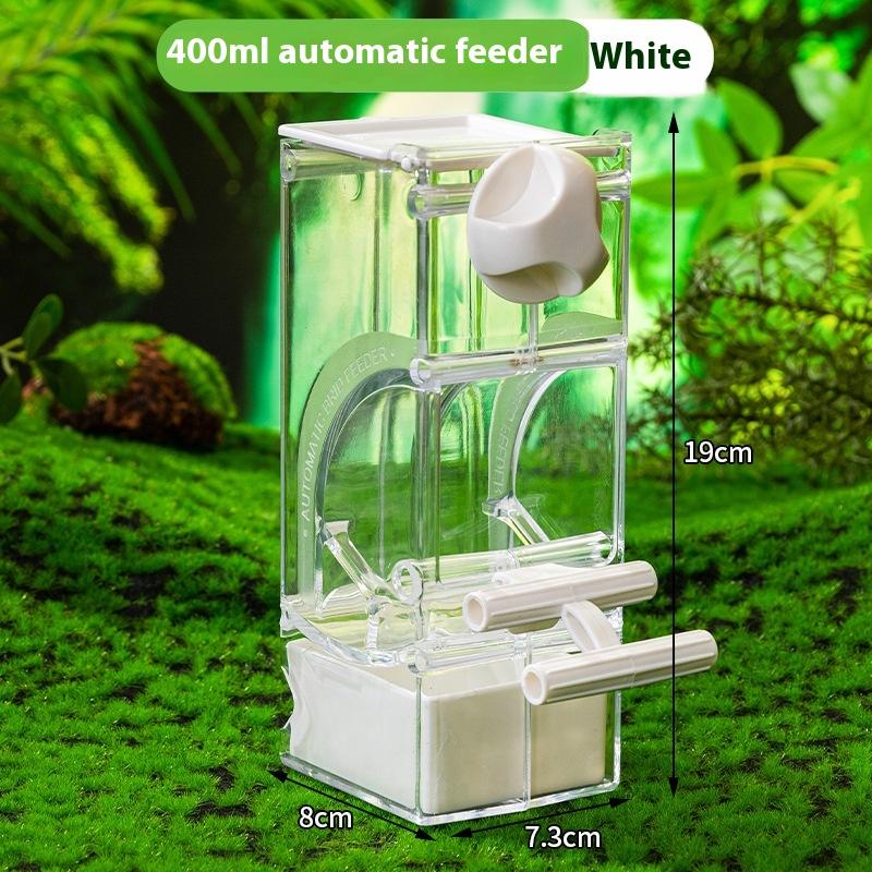 Automatischer Vogelfutterspender Klar Stabil Vogelkäfigzubehör Vogelkäfig Futterspender Papageienfutterspender Für Wellensittiche Vögel Nymphensittich Unzertrennliche