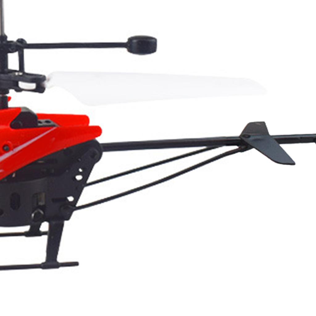 Induction Helicopter Toy for Beginners USB Charging Automatic Rise RC Aircraft Toy Flying Toy for Daily Play Red