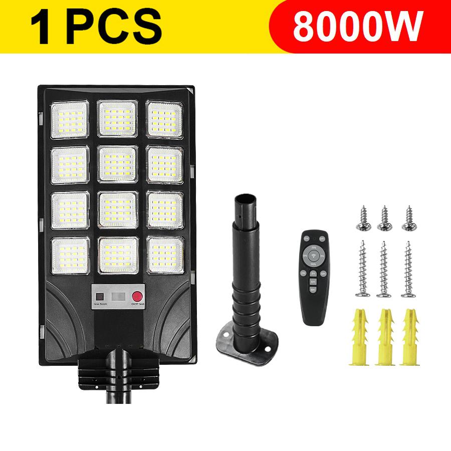10000000LM 8000W/6000W Super Powerful LED Solar Light Outdoor IP65 Motion Sensor Outdoor Solar Wall Lamp Garden Street Spotlight