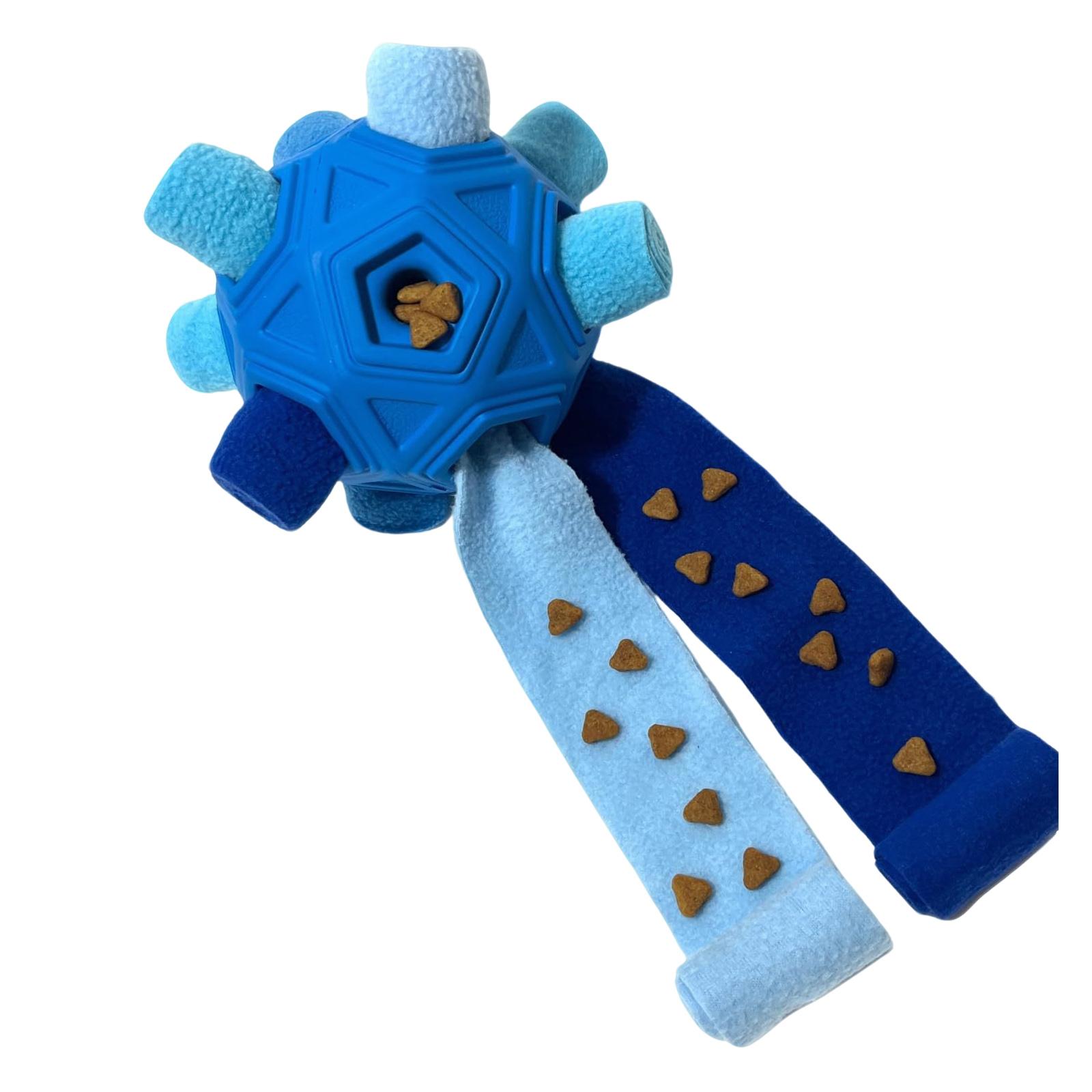 Pet Toy Sniffing Ball - Intelligence Training Dog Biting Ball синий