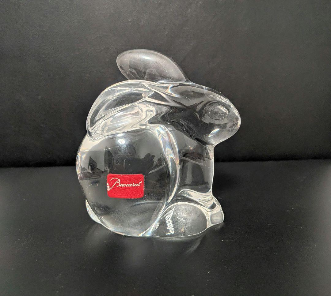 

[USED] Auspicious Baccarat Crystal Rabbit Sculpture