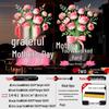 Mother's Day Decorative Sticker for Mall Jewelry Photo Spot