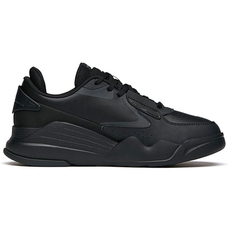 Anta Lifestyle Series Non-Slip Breathable Low-Top Skate Shoes Women Sneakers Black Gray 122148092R-4