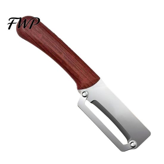 Multifunctional Peeler Vegetable with Comfortable Non-Slip Handle, Labor-Saving Sharp Blade Fruit for Thick-Skinned Fruits And Vegetables, Stainless 1pc B
