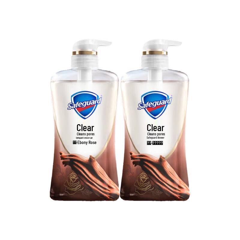 Safeguard Deep Black Wood Rose Body Wash Twin Pack
