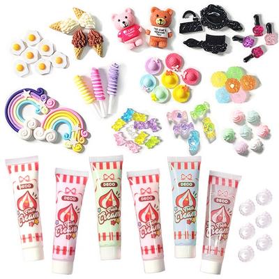 Projection Design 12 Types Decoden Decorating DIY Set, Random Delivery, 1 Set Korean Popular Toys