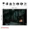 Photography backdrop (2D flat surface) - 1 piece in package. Halloween ghost house photography backdrop.PMJ