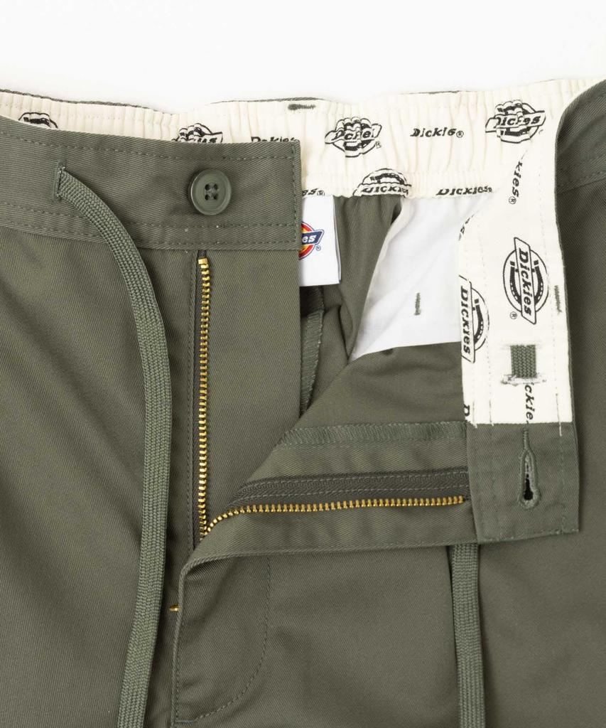 Dickies Men's Stretch Twill Chinos with Drawstring Waist, Easy-Drying, One-Wash, Size M
