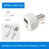 With Key Password Lock Zinc Alloy Drawer Lock New Combination Lock  Cabinet Mailbox