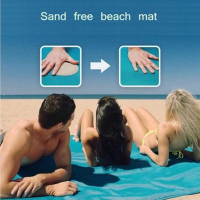 Portable Sand Proof Blanket Sand Free Lightweight Compact Large Beach Towel Mat Fast Dry Waterproof Easy Clean Ultra Blanket