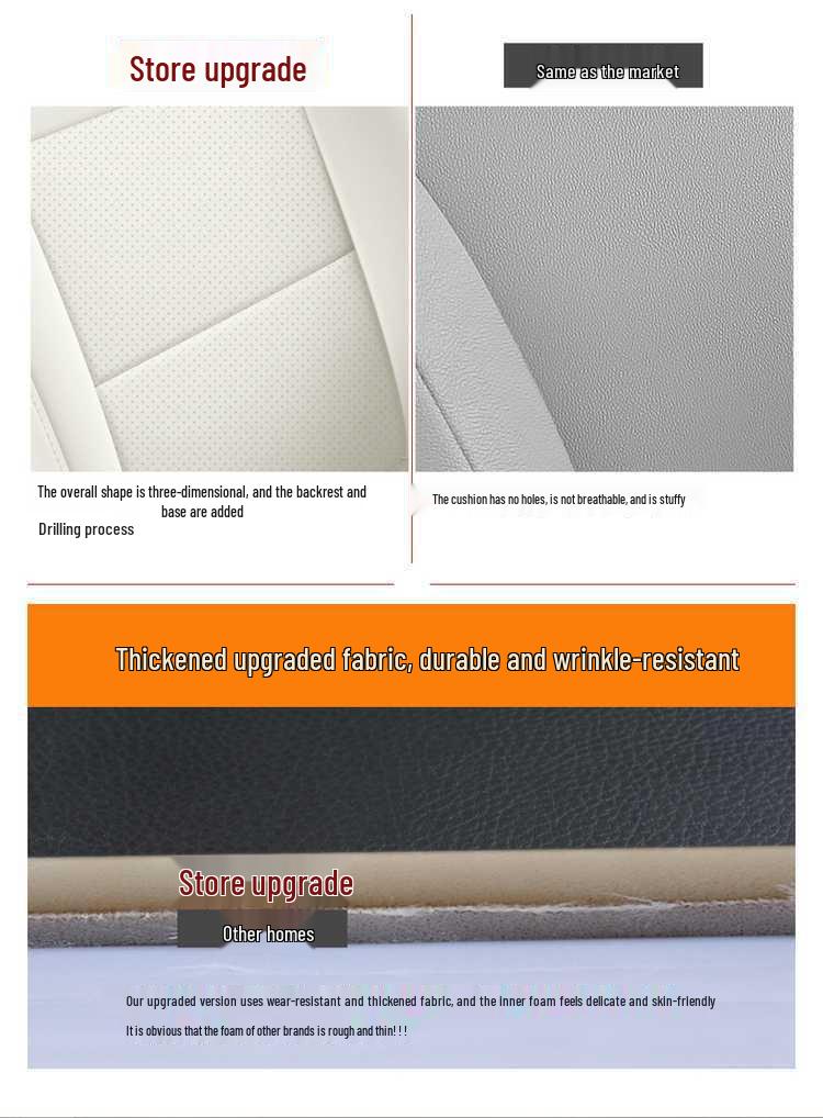 GAC Toyota IZOA 3x Leather Seat Covers: Full Coverage, Four Seasons