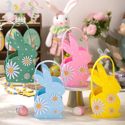 Easter Decoration 3D Rabbits Storage Basket