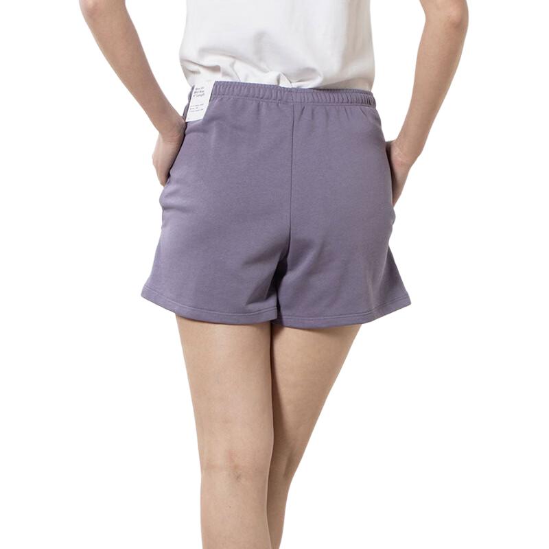 Nike Breathable Solid Color Sports Knitted Casual Shorts Women Shorts Purple HF6941-509